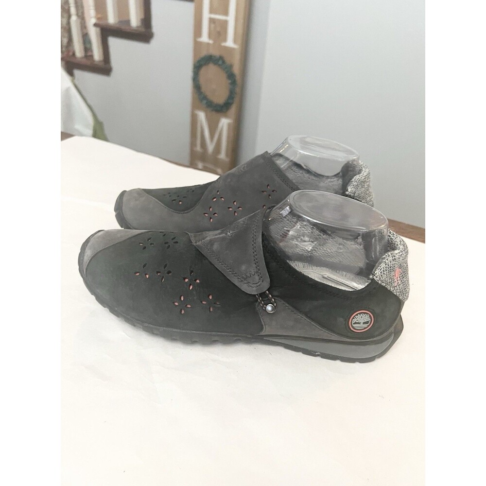 Timberland Smartwool Power Lounger black Leather Shoes 10671 Womens Size 8